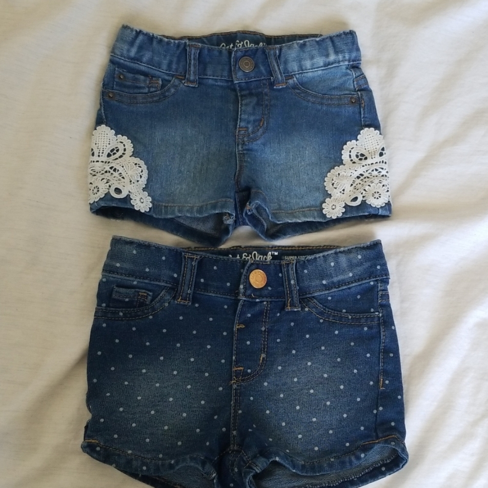 Toddler super stretch Jean shorts